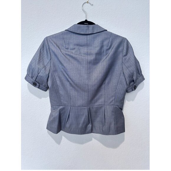 Banana Republic Short-Sleeve Pinstripe Blazer - Picture 2 of 6